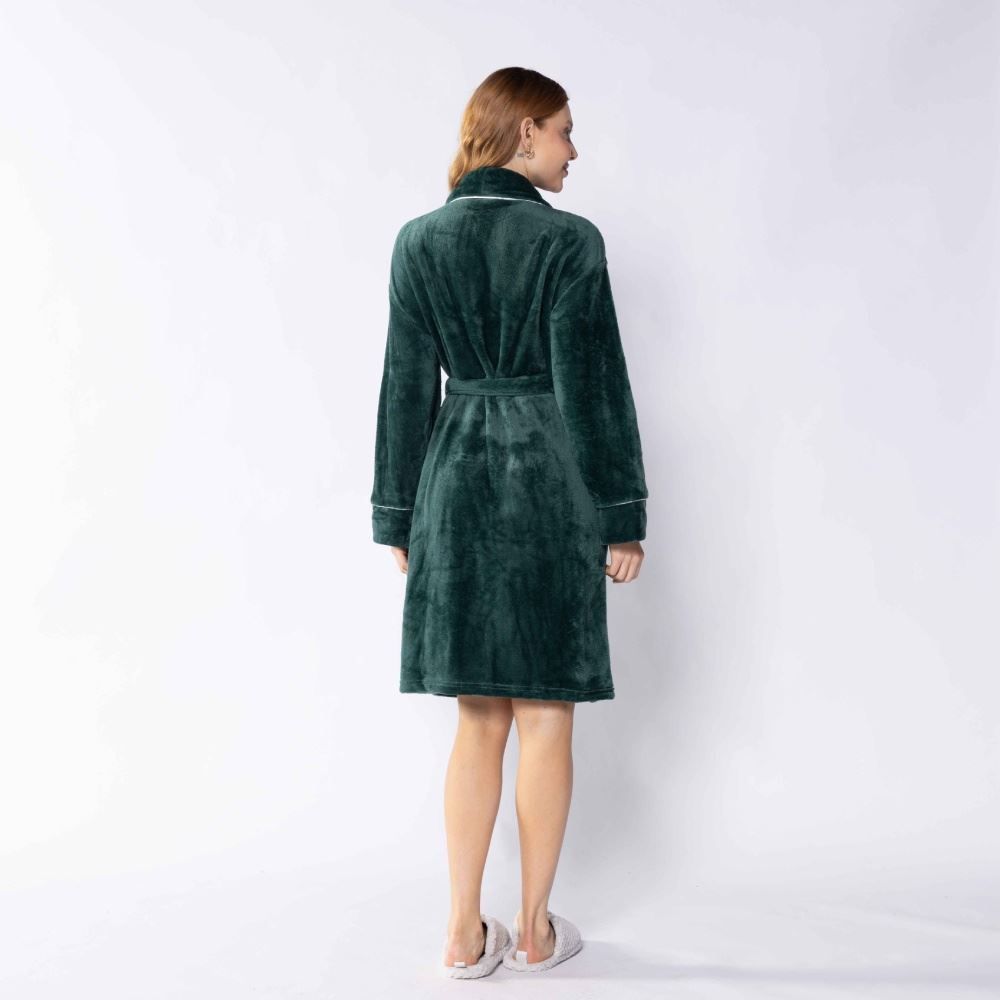 Roupão Adulto G Requinte Havan Casa - Verde