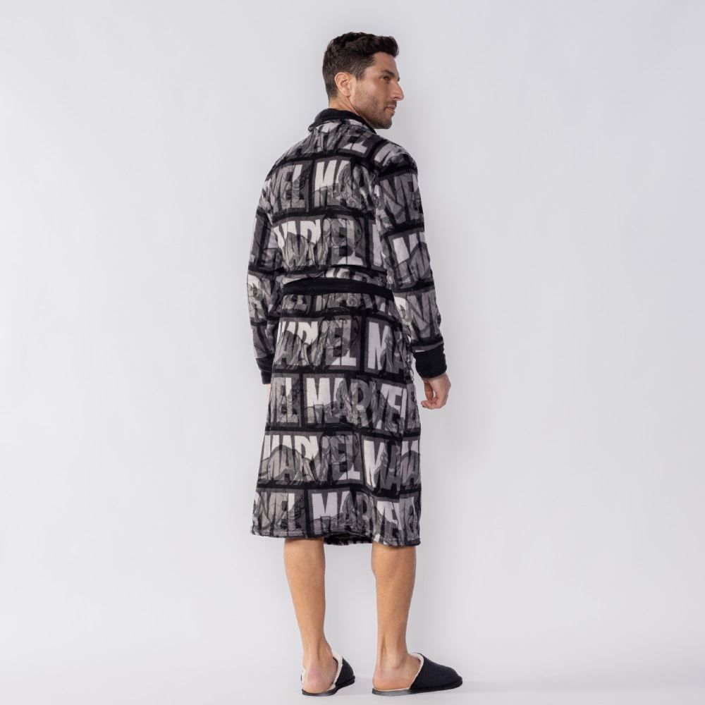 Roupão Adulto Unissex Disney Microfibra Gg - Marvel