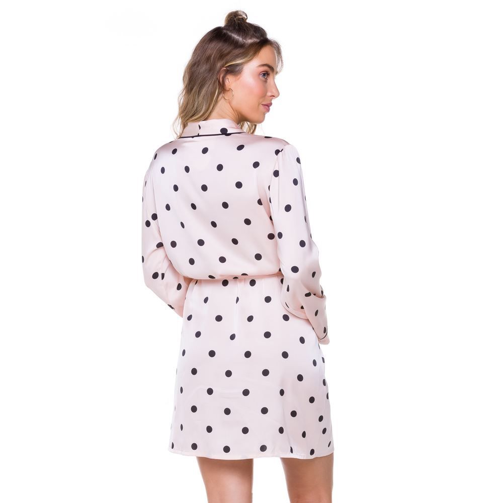 Roupão de Cetim Poa Camila Moretti