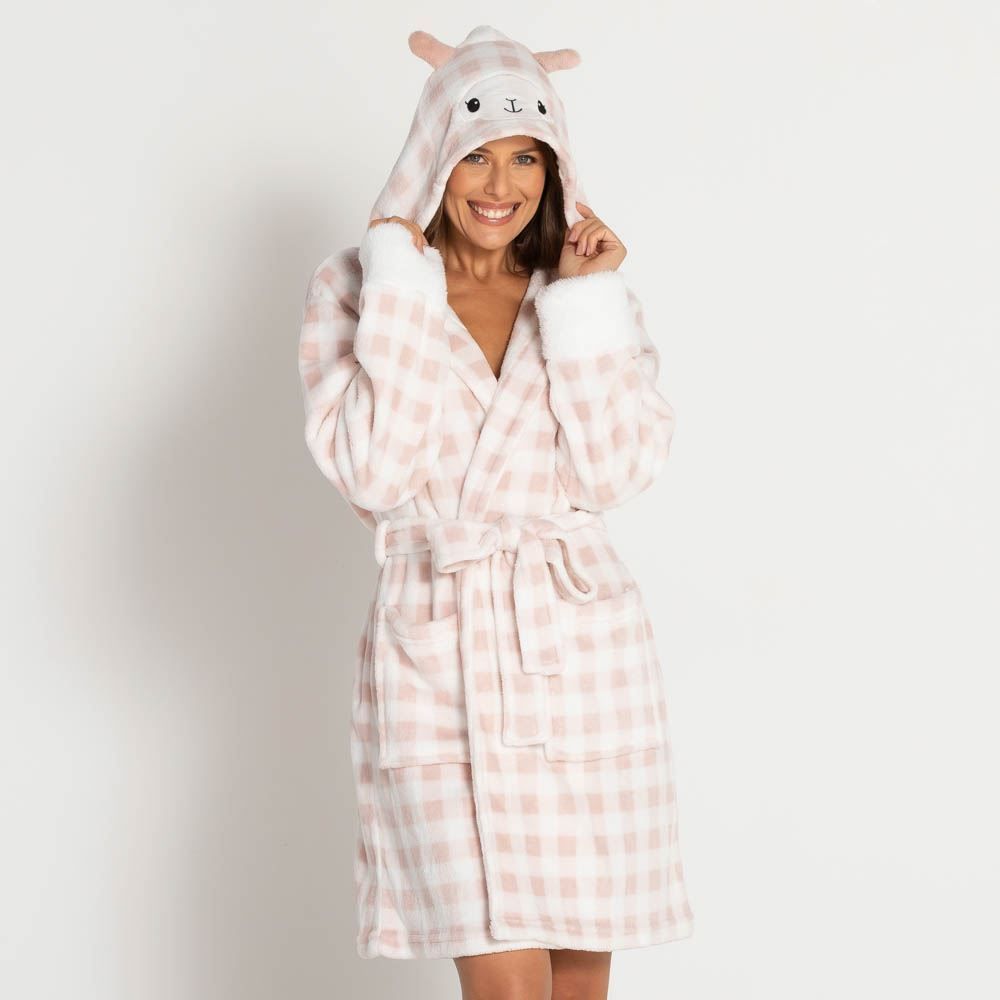 Roupão de Fleece Ovelha Camila Moretti