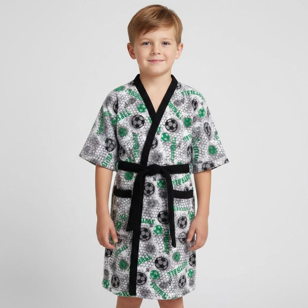 Roupão Infantil G Felpudo Lepper - Show De Bola