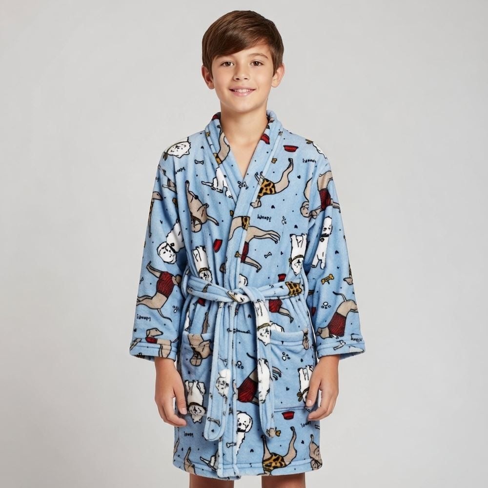 Roupão Infantil G Microfibra Lumini Havan Kids - Animais