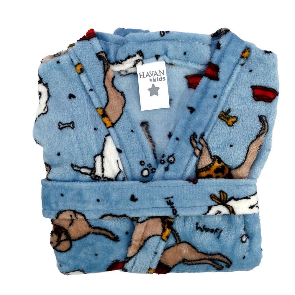 Roupão Infantil m Microfibra Lumini Havan Kids - Animais