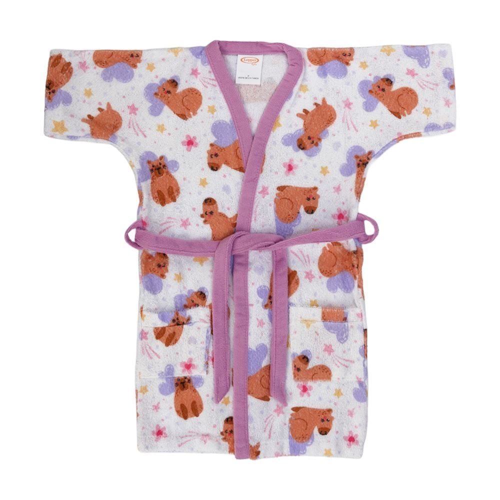 Roupão Infantil P Felpudo Lepper - Capivara