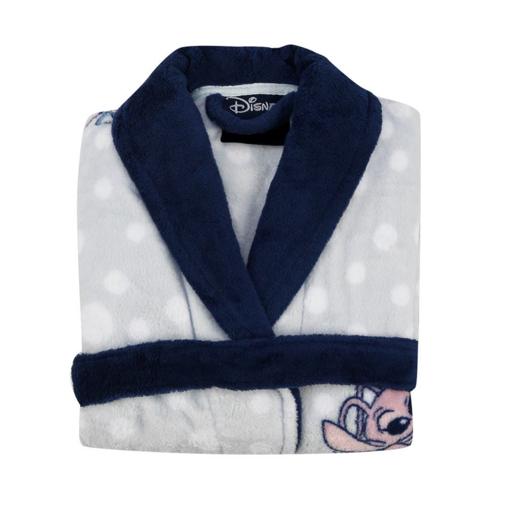 Roupão Infantil P Microfibra Disney - Stitch e Angel