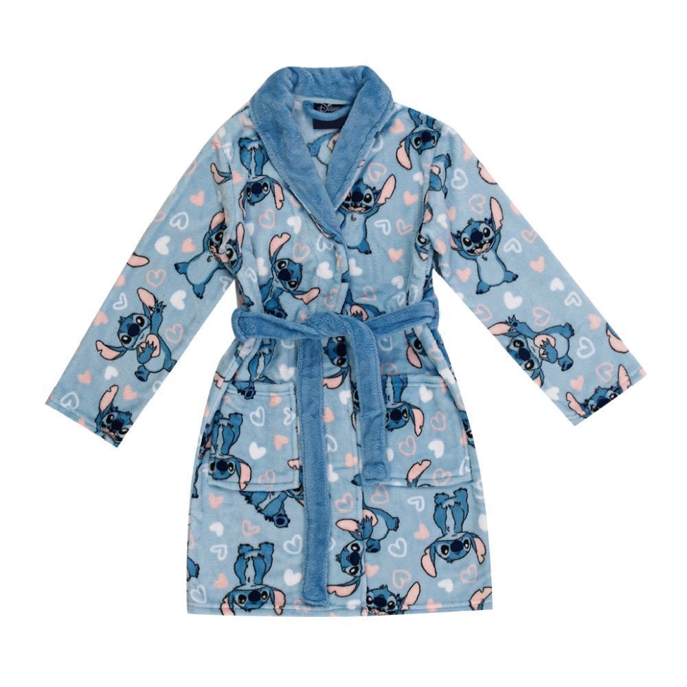 Roupão Infantil P Microfibra Disney - Stitch