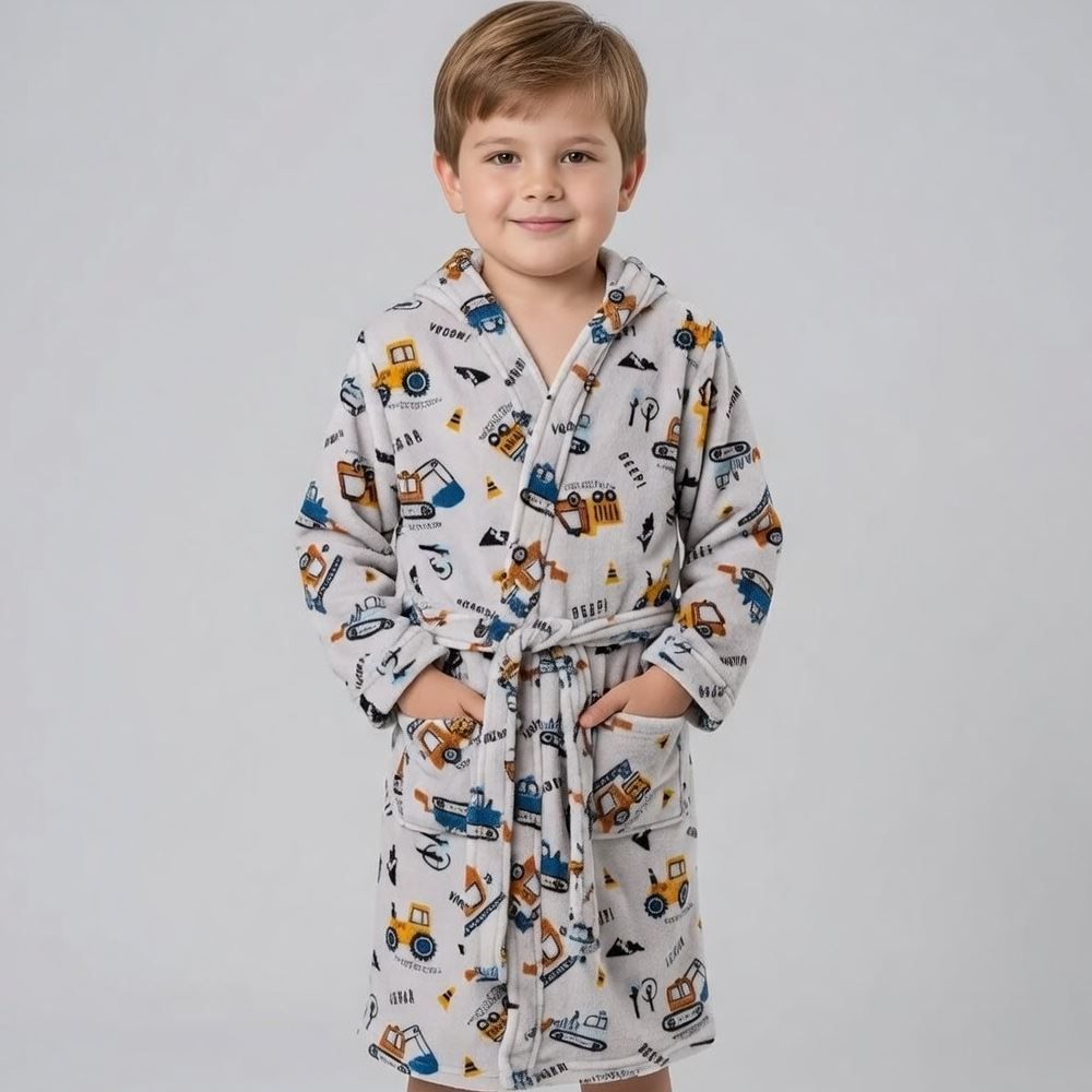 Roupão Infantil P Microfibra Lumini Havan Kids - Máquinas