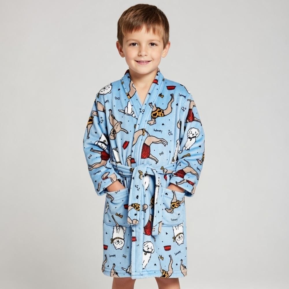 Roupão Infantil P Microfibra Lumini Havan Kids - Animais