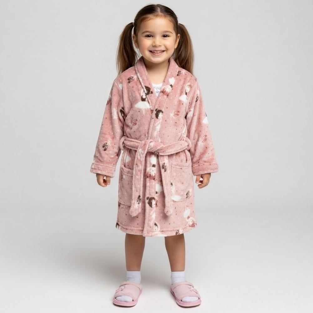 Roupão Infantil P Microfibra Lumini Havan Kids - Bailarina