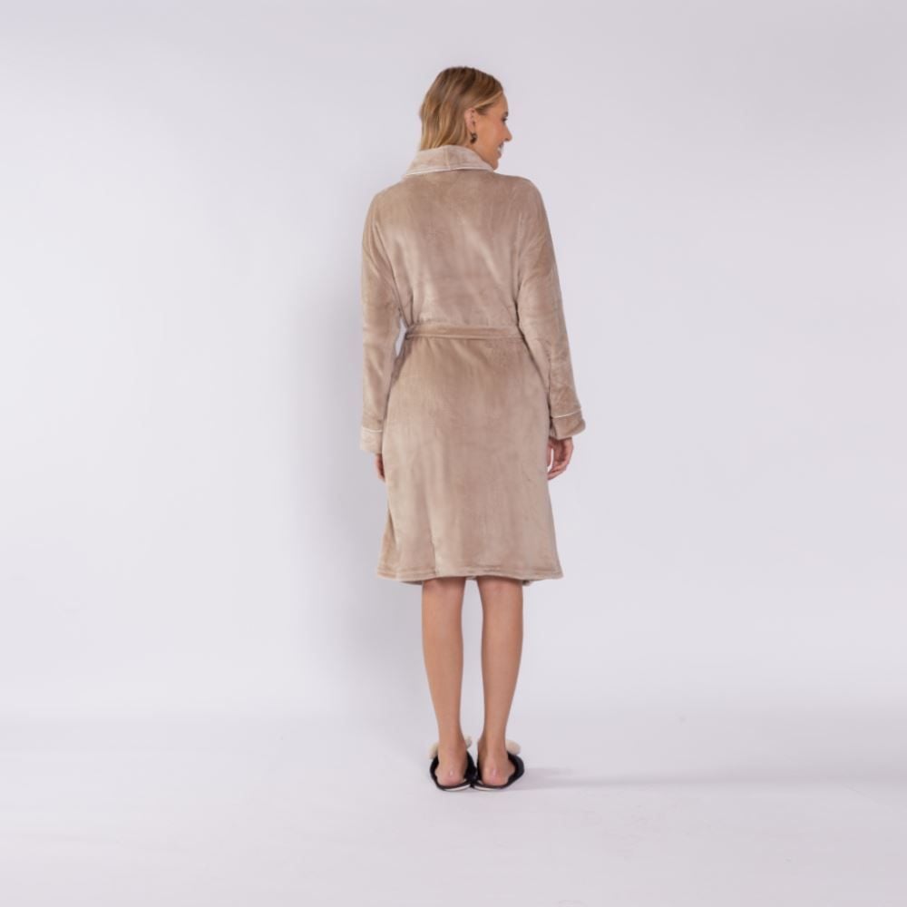 Roupão Requinte Gg Havan Casa - Bege