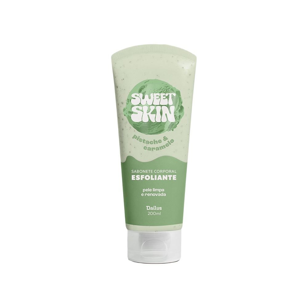 Sabonete Esfoliante Dailus Sweet Skin 200Ml - VERDE