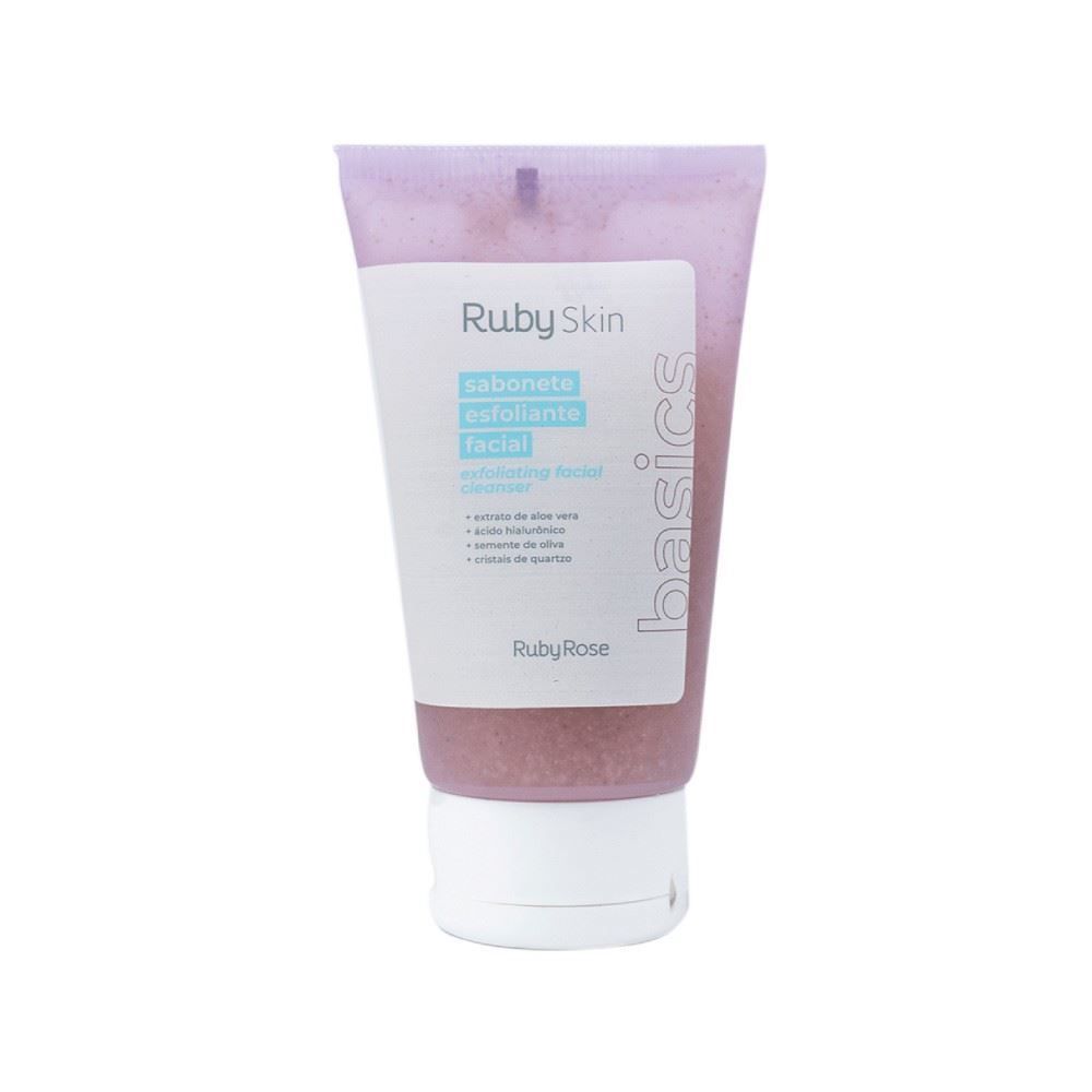 Sabonete Esfoliante Facial Basics Ruby Rose 80G