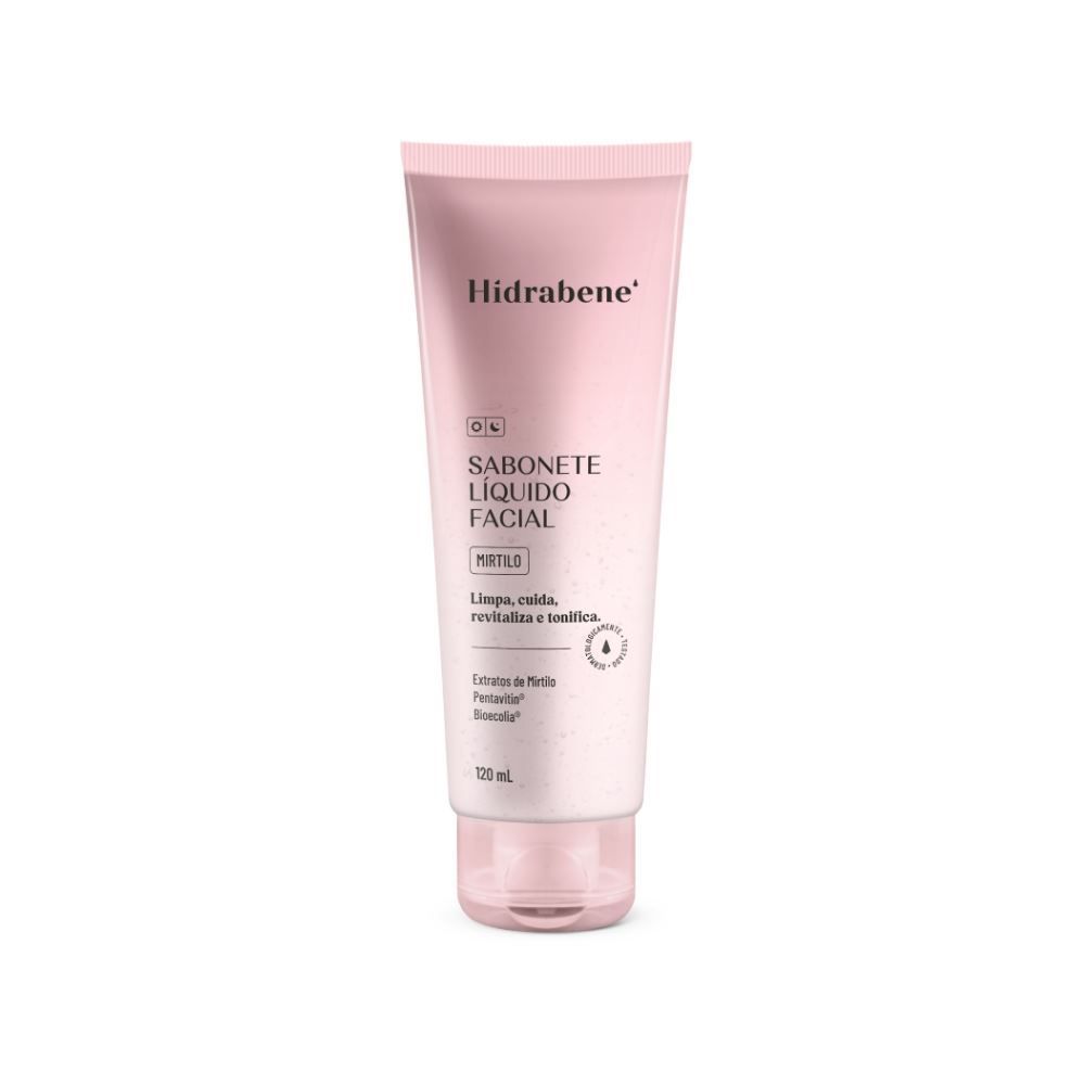 Sabonete Facial Líquido Mirtilo Hidrabene 120Ml - Mirtilo