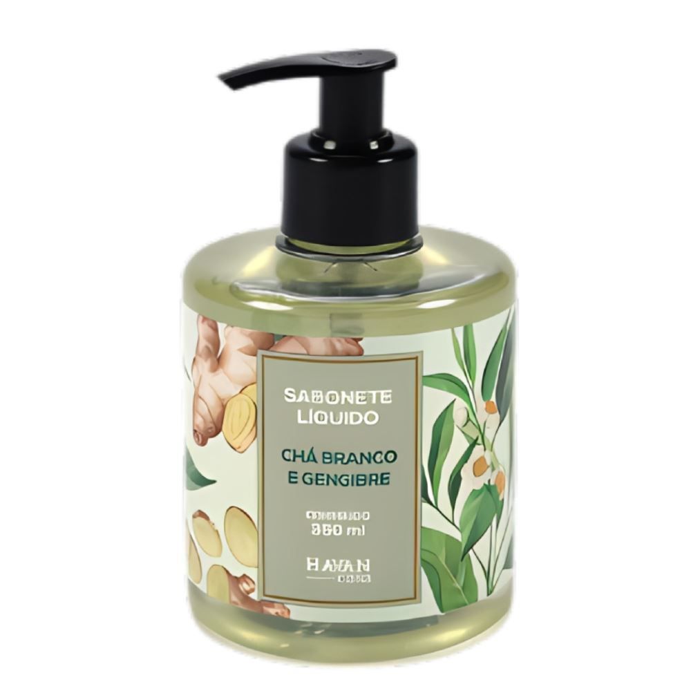 Sabonete Liquido 350Ml Havan Casa - Chá Branco E Gengibre