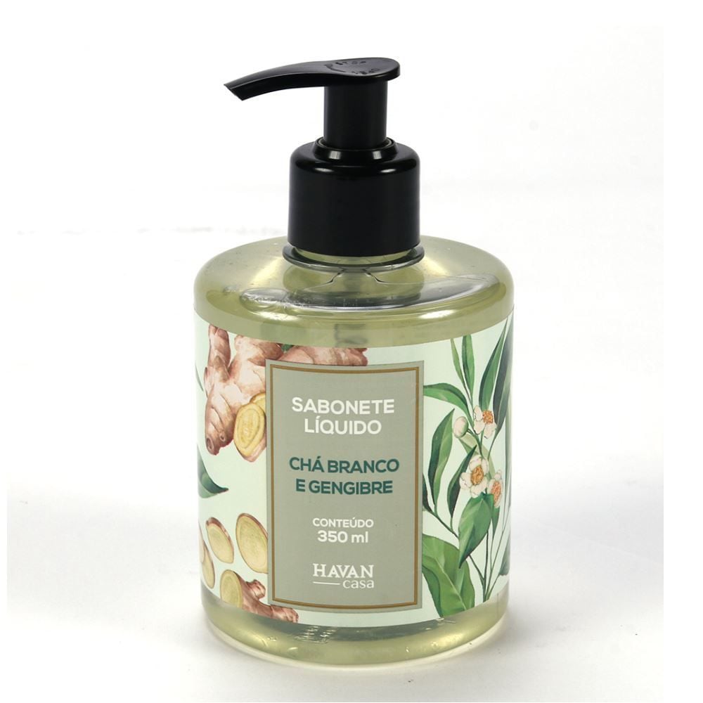 Sabonete Liquido 350Ml Havan Casa - Chá Branco E Gengibre 