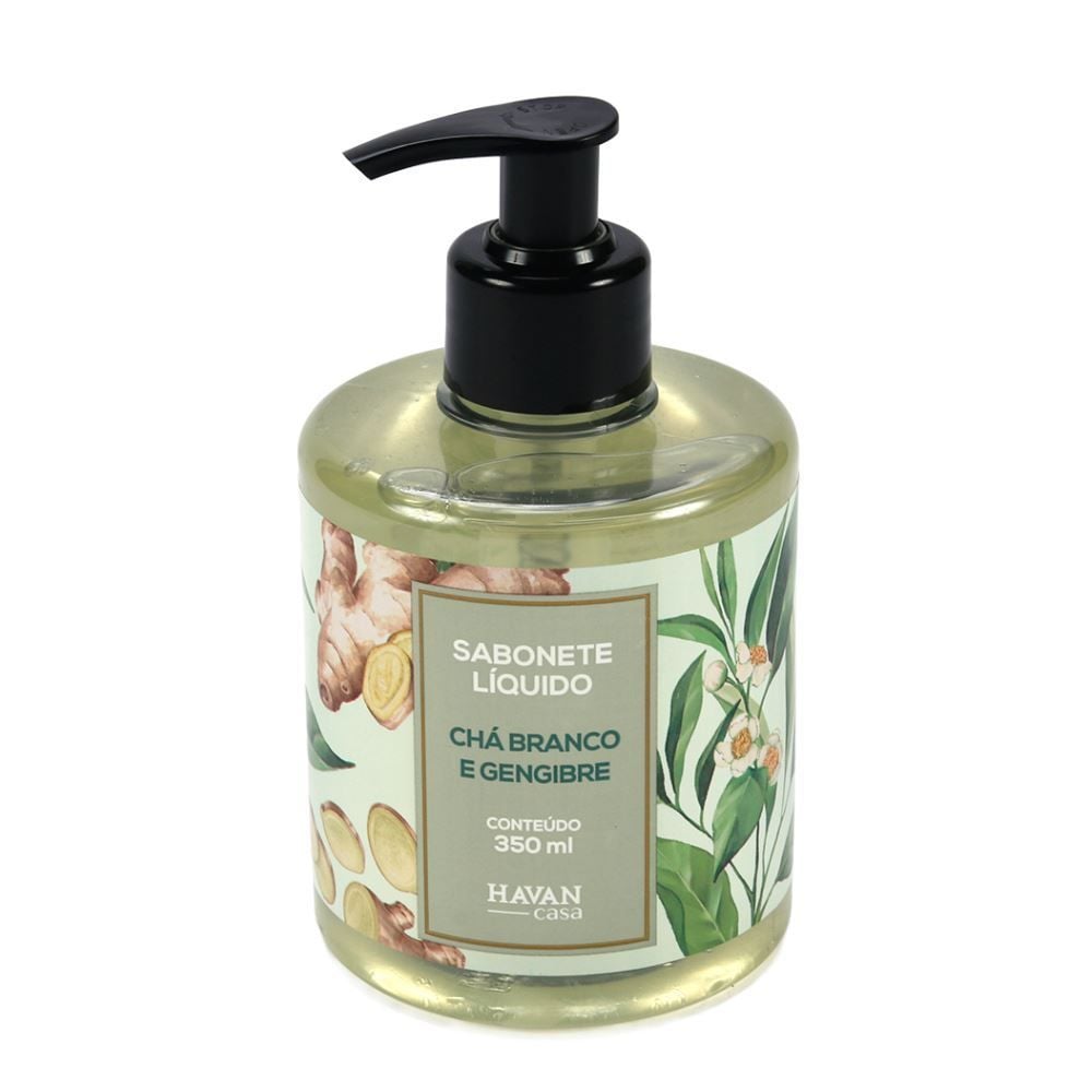 Sabonete Liquido 350Ml Havan Casa - Chá Branco E Gengibre 
