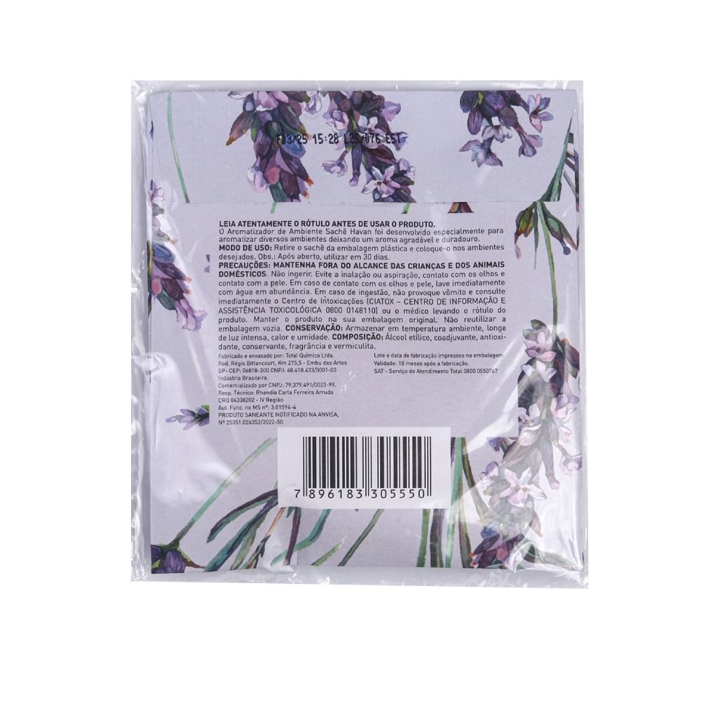 Sachê Aromatizante Evita Mofo 15G Havan Casa - Lavanda
