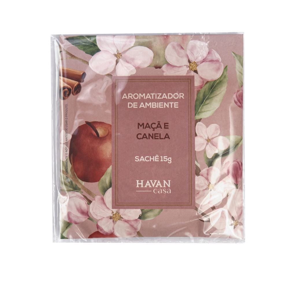 Sachê Aromatizante Evita Mofo 15G Havan Casa - Maça e Canela
