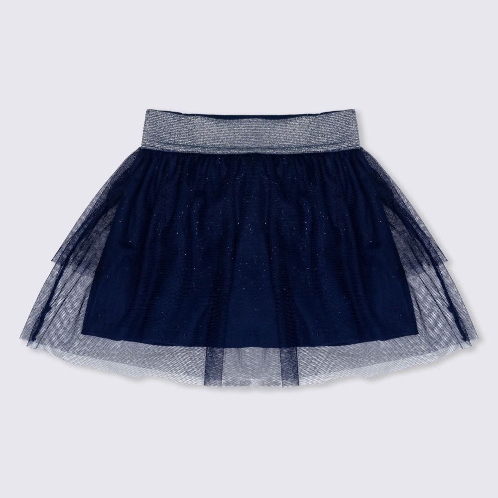 Saia 1 a 3 anos Malha Tule Glitter Yoyo Kids