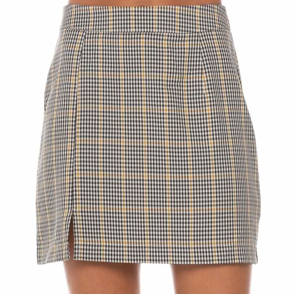 Saia Alfaiataria com Fenda e Zíper Boby Blues