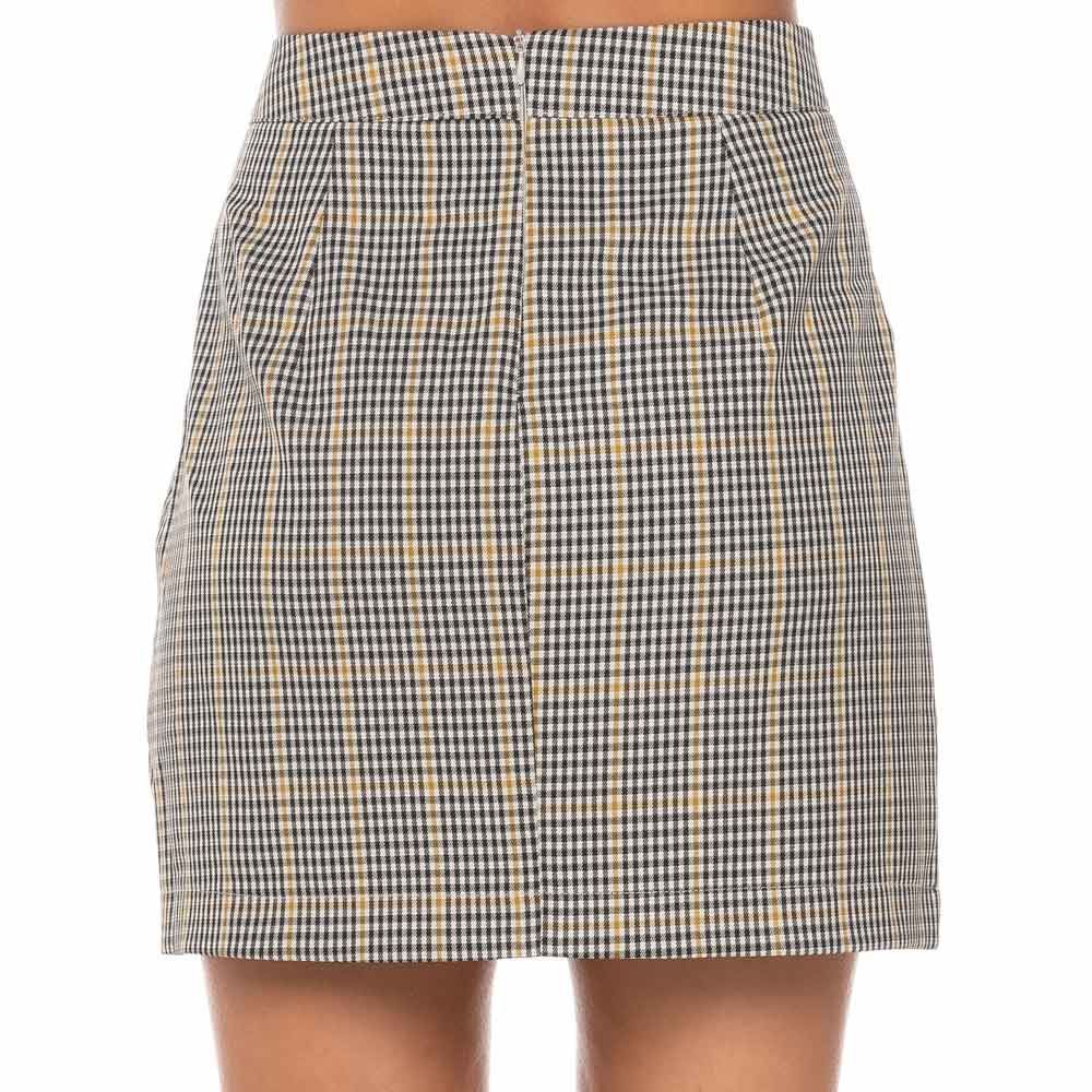 Saia Alfaiataria com Fenda e Zíper Boby Blues