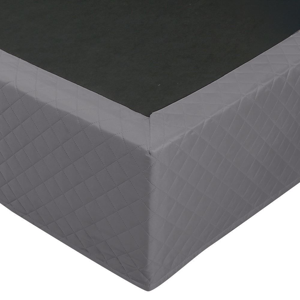 Saia Box Casal Matelada Veste Fácil Havan Casa - Cinza