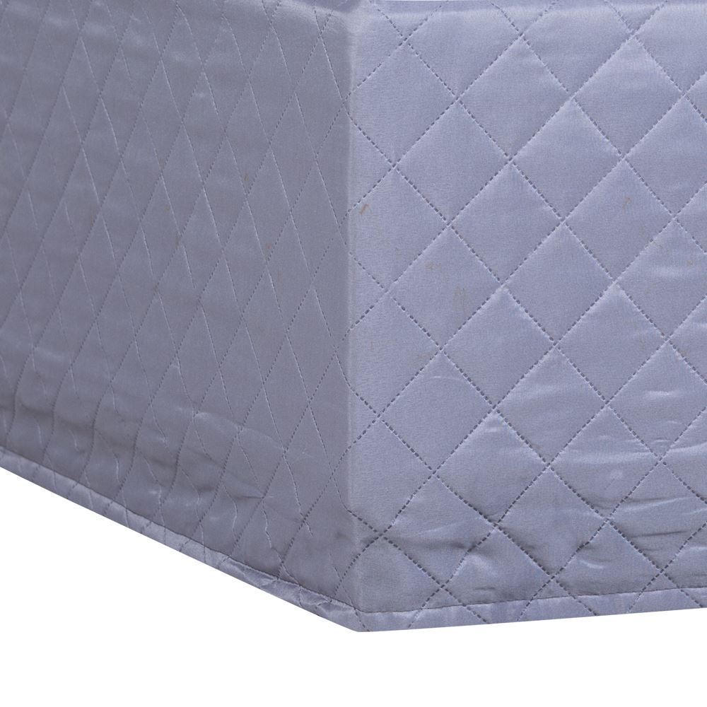 Saia Box Casal Matelassê Veste Fácil Havan Casa - Cinza