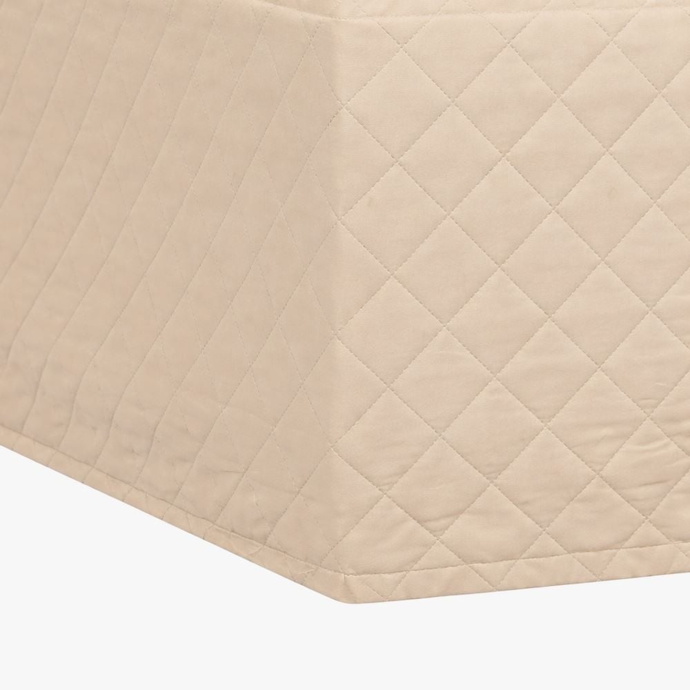 Saia Box Queen Matelassê Veste Fácil Havan Casa - Areia