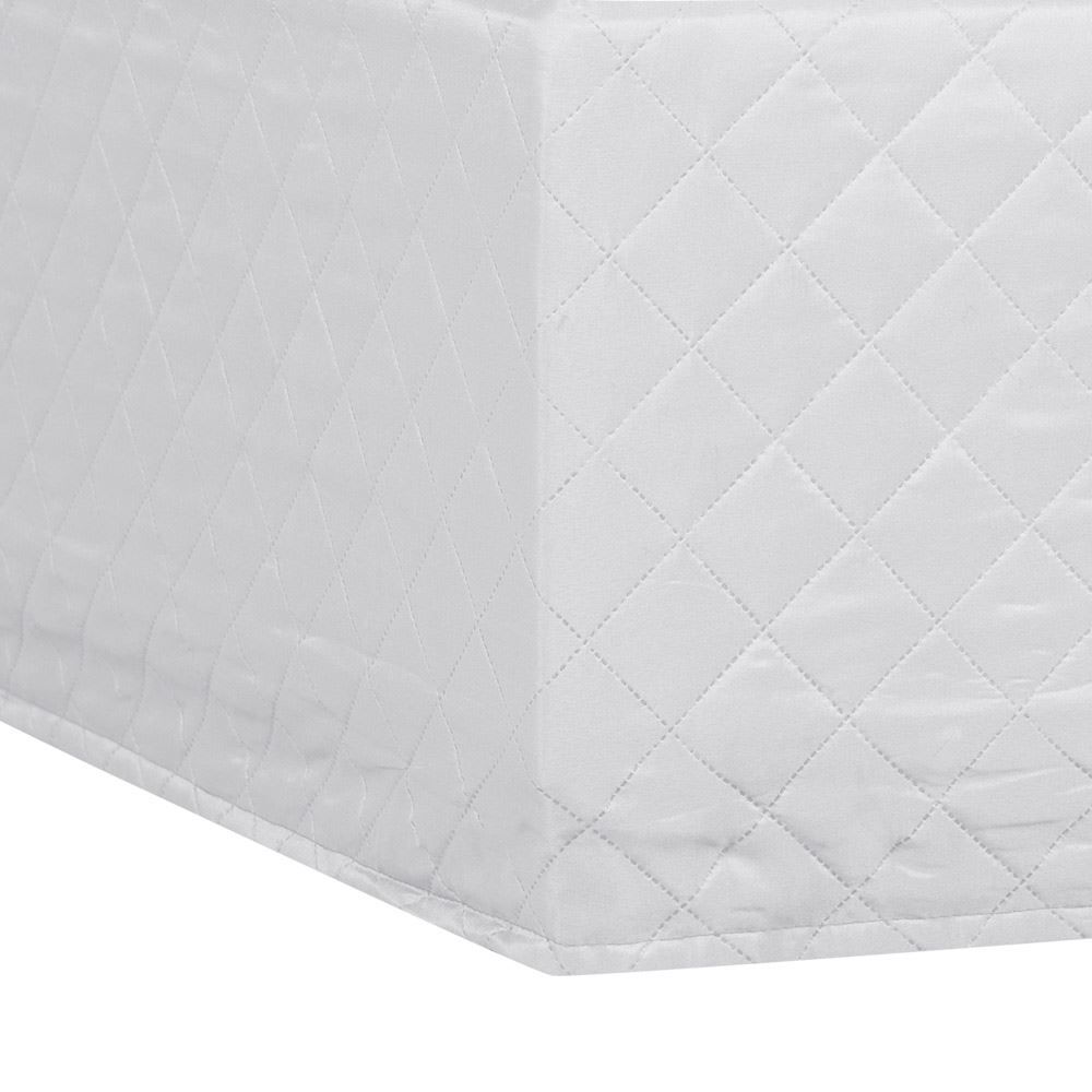 Saia Box Queen Matelassê Veste Fácil Havan Casa - Branco