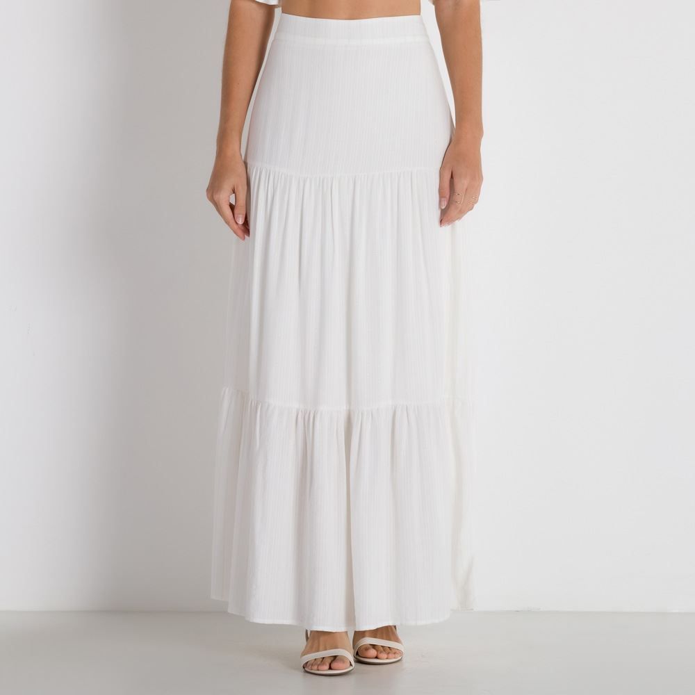 Saia de Babados Cós com Zíper Boby Blues