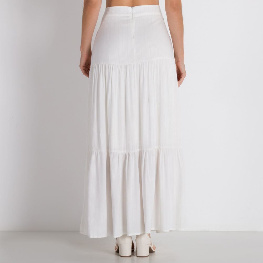 Saia de Babados Cós com Zíper Boby Blues