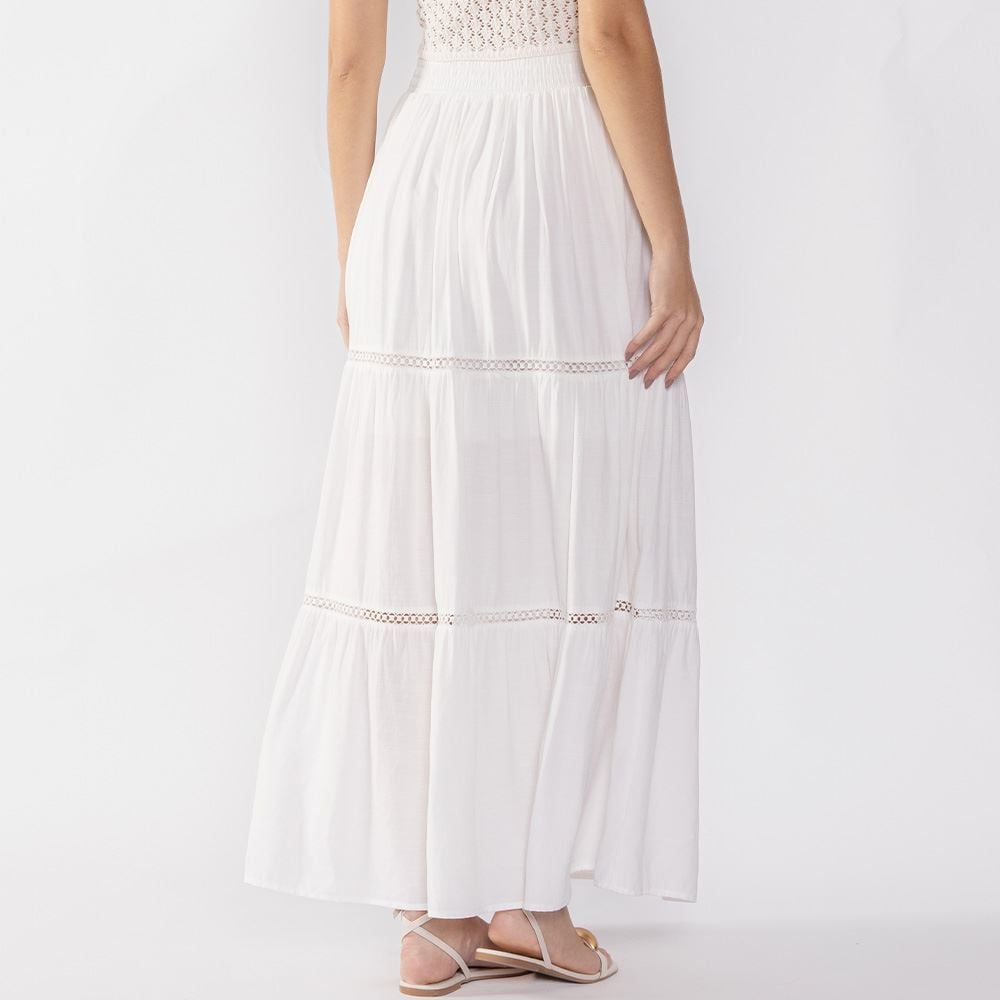 Saia Longa Feminina Com Detalhe Boby Blues