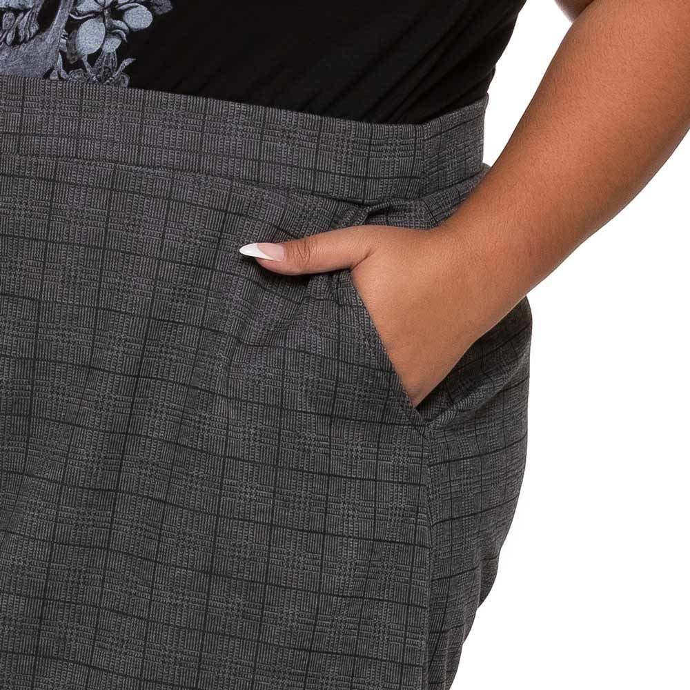 Saia Midi Plus Size Patrícia Foster Mais