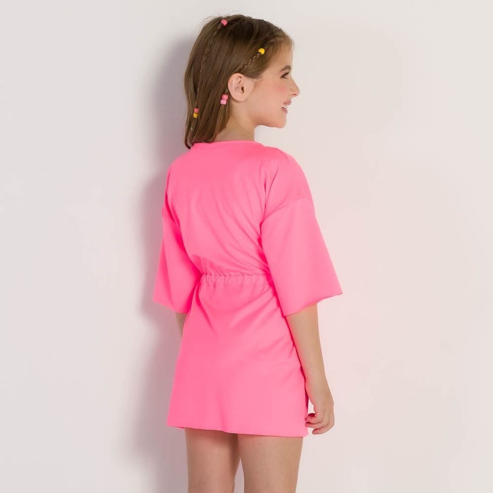 Saída de Praia 4 a 10 anos Menina Cotton Fakini