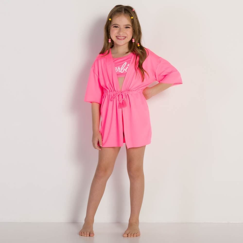 Saída de Praia 4 a 10 anos Menina Cotton Fakini