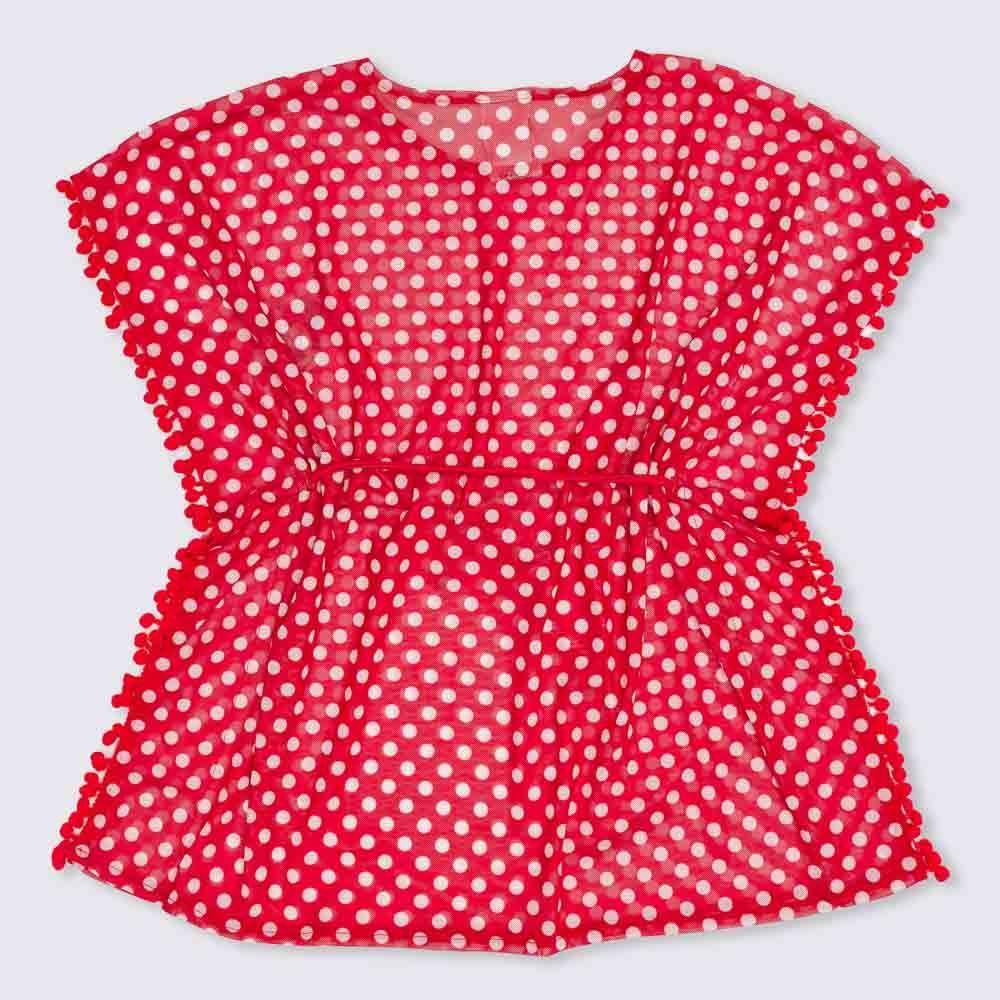 Saída De Praia 4 a 10 Anos Minnie Disney