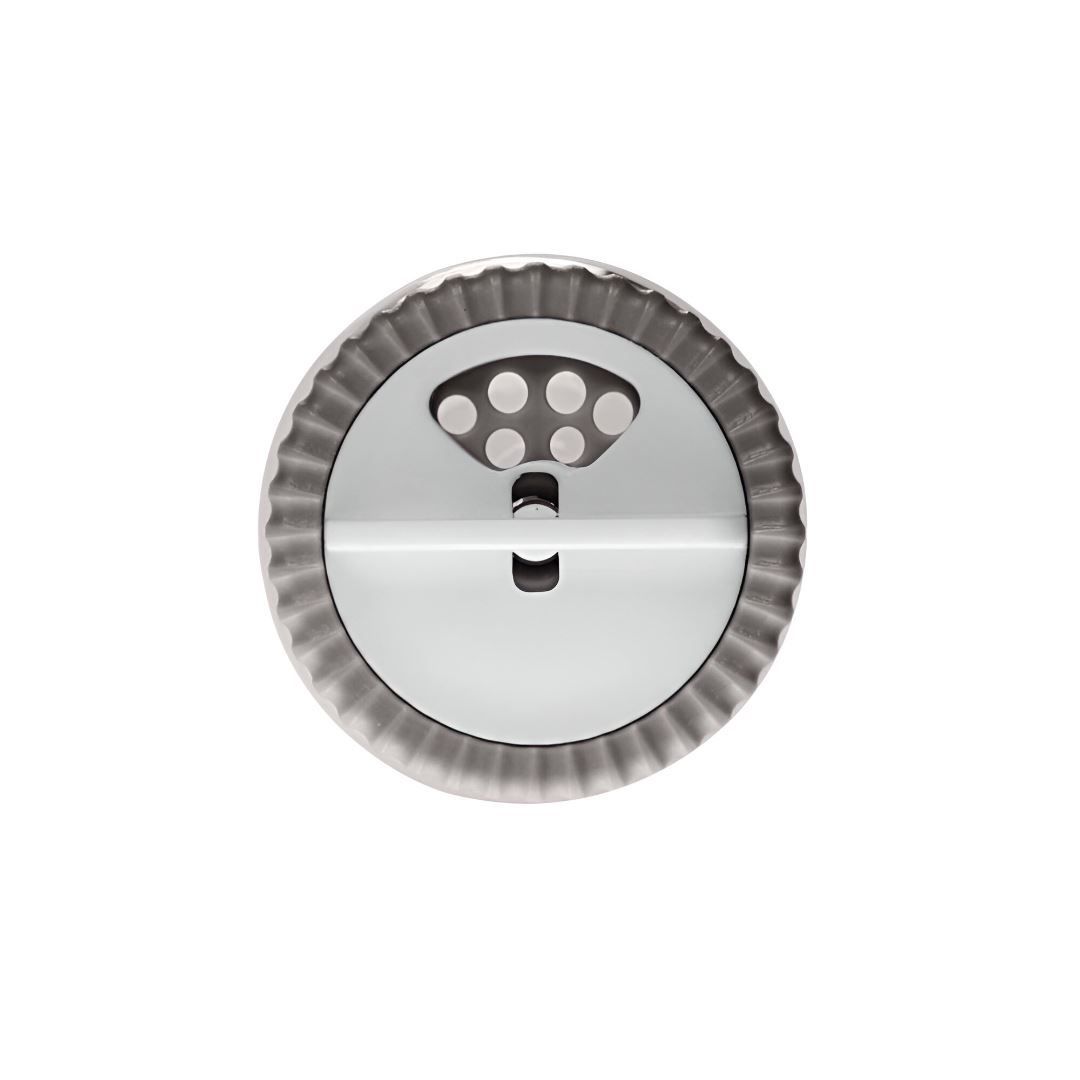 Saleiro Com Tampa Rotativa Siena Lyor 100Ml - Cinza