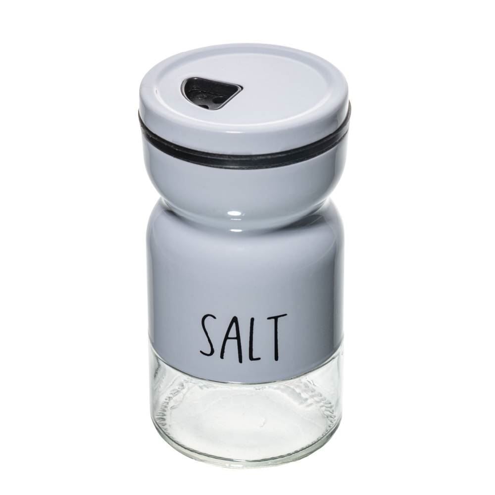 Saleiro De Vidro Com Tampa 120Ml Lyor - Branco