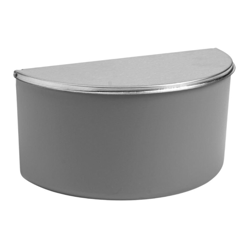 Saleiro Pop Com Tampa De Inox Forma - Cinza