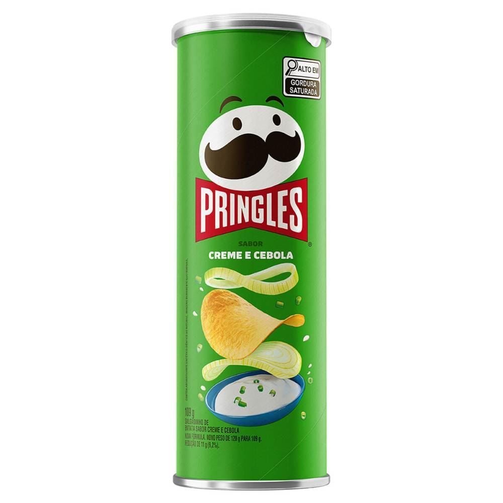 Salgadinho De Batata Creme E Cebola Pringles - 109g