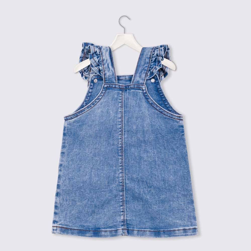 Salopete de Bebê Jeans + Bolsos Yoyo Baby