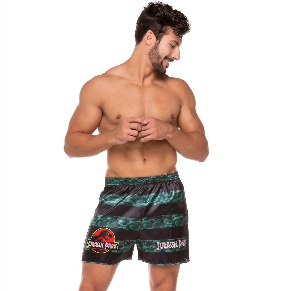 Samba Canção Cetim Jurassic Park Badup