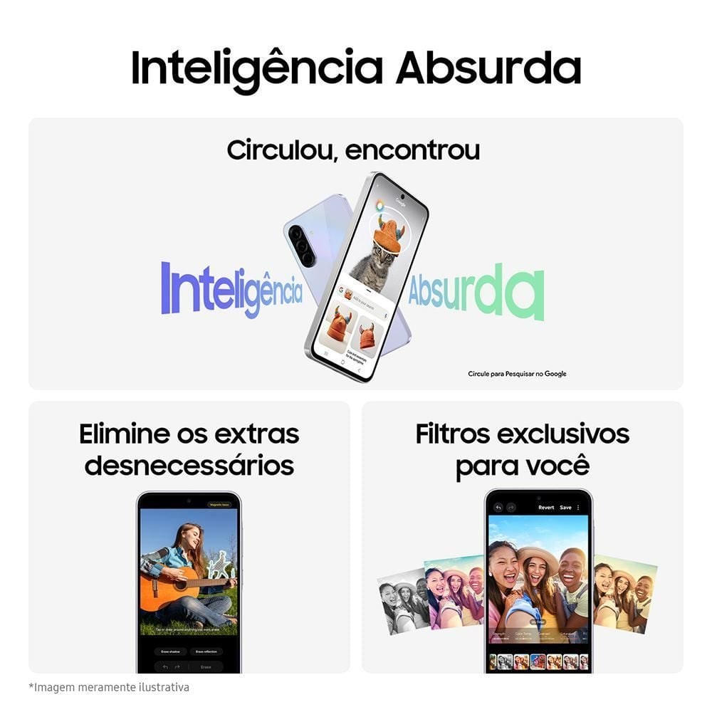 Samsung Galaxy A36 5G, 128 Gb, 6 Gb, Câmera Tripla - BRANCO