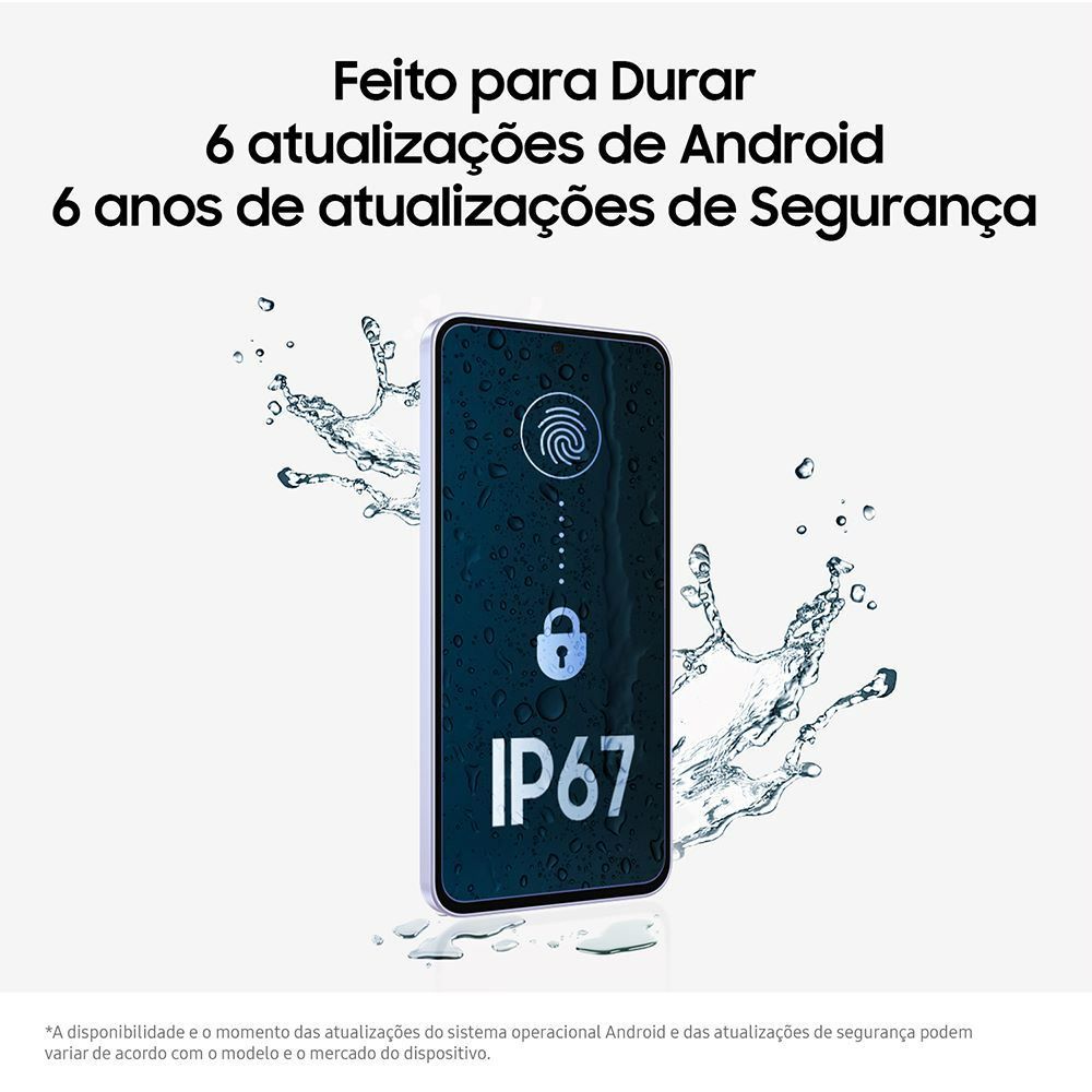 Samsung Galaxy A36 5G, 128 Gb, 6 Gb, Câmera Tripla - BRANCO