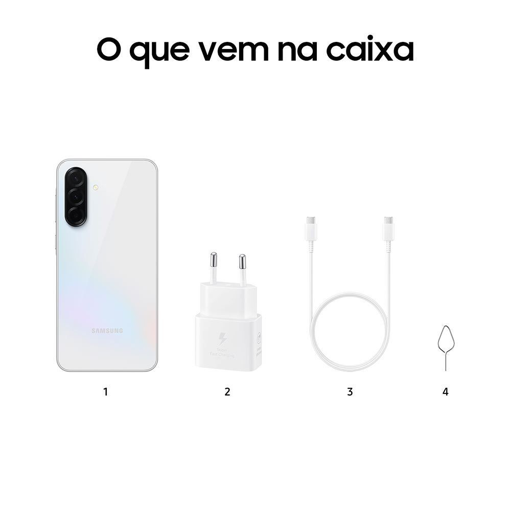 Samsung Galaxy A36 5G, 128 Gb, 6 Gb, Câmera Tripla - BRANCO