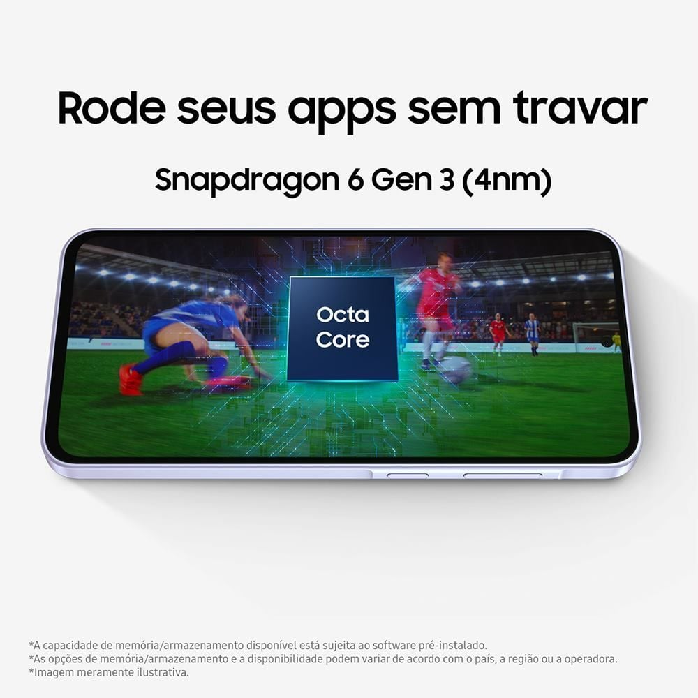 Samsung Galaxy A36 5G, 128 Gb, 6 Gb, Câmera Tripla - PRETO