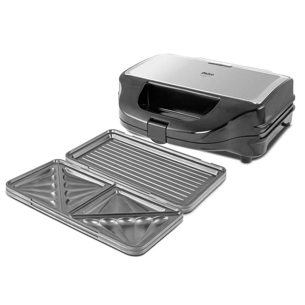Sanduicheira e Grill Philco Ultra Maxx Troca Chapa PGR17PI