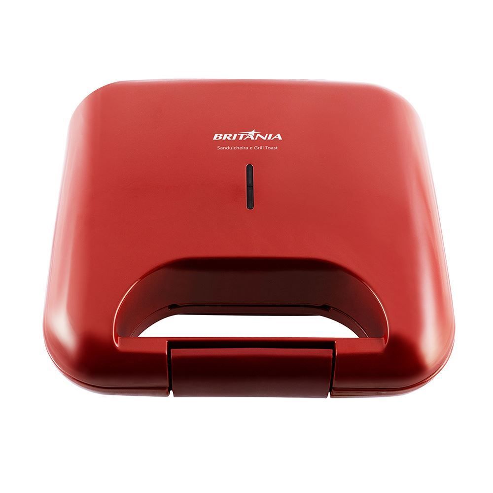 Sanduicheira e Grill Toast Britânia BGR01 Vermelha