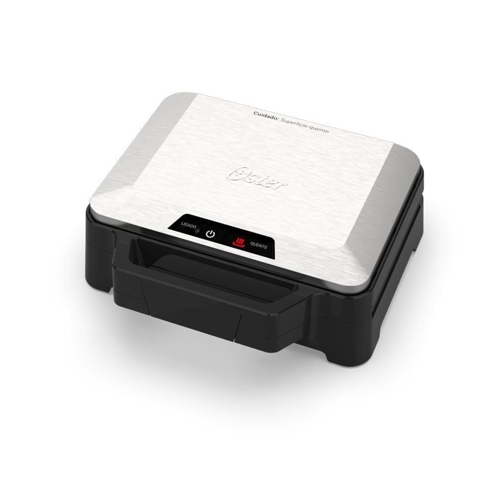 Sanduicheira Elétrica Oster 1000W Inox OSAN500