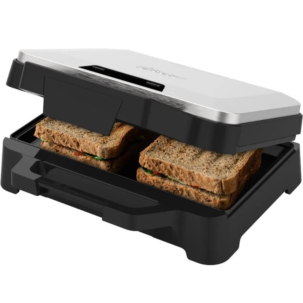 Sanduicheira Elétrica Oster 1000W Inox OSAN500